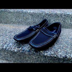 Bruno Marc menβs loafers mocs black new size 10.5